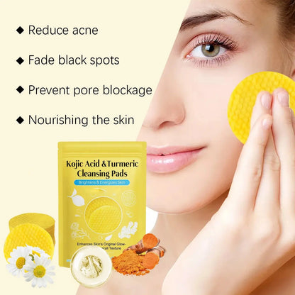 Turmeric Glow Cleansing Pads Mavonam